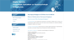 Desktop Screenshot of neuropsychologue-ardeche.com