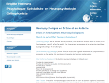Tablet Screenshot of neuropsychologue-ardeche.com